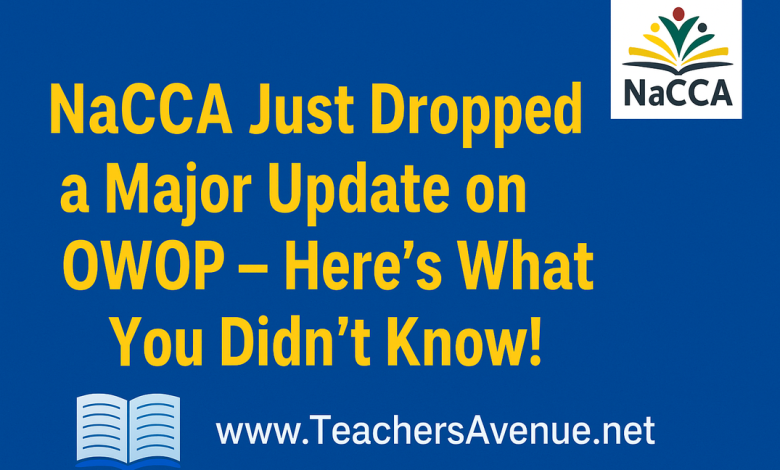 NaCCA OWOP Update