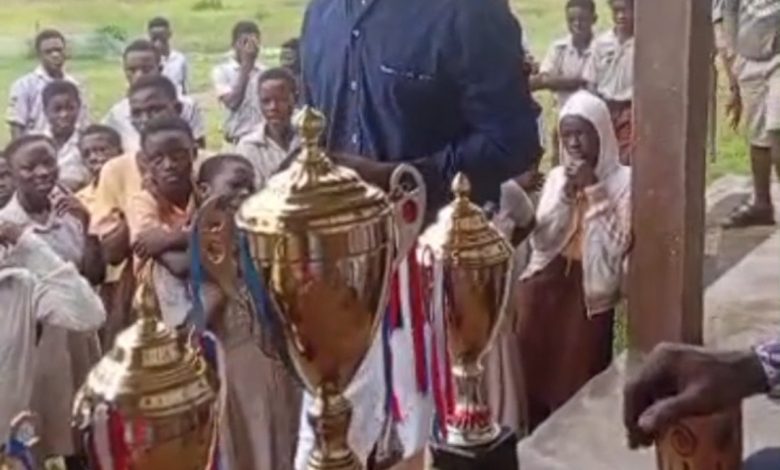 KUSA D/A JHS Wins Four Trophies at Fomena Circuit Sports Competition