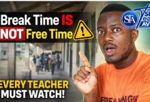 Break time supervision for teachers and pupils
