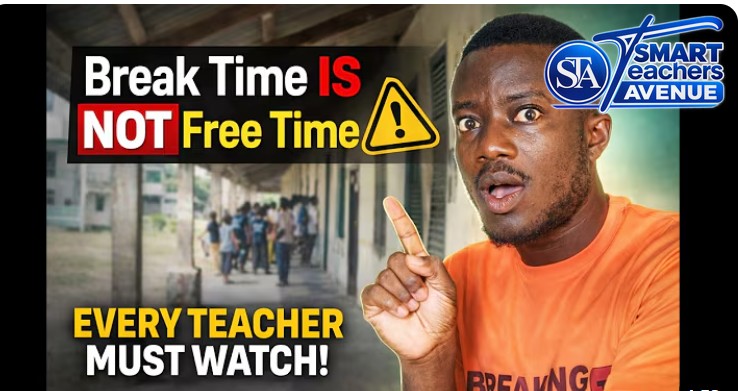 Break time supervision for teachers and pupils