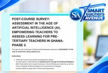 Post-course survey for teachers on assessment in the age of artificial intelligence