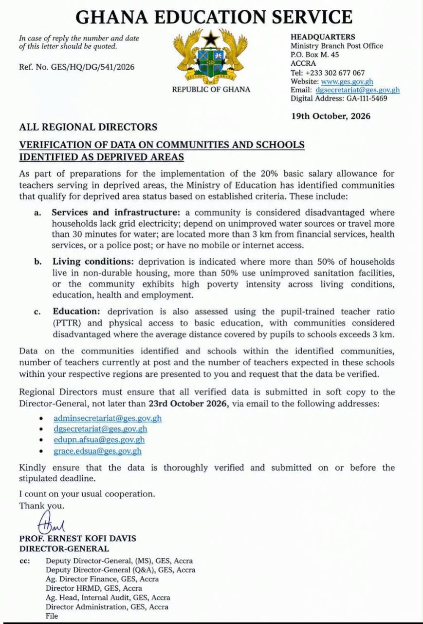 20% Deprived Area Allowance