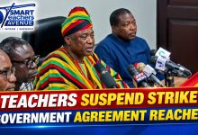 Teacher strike suspended after government agreement with Ghana's teacher unions Copy alt text