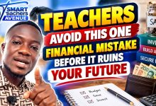 Financial mistakes teachers make: Smart Teachers Avenue graphic warning teachers about social spending and impulse buying.